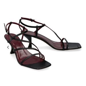Staud Gita Strappy Sandals 37.5 Black